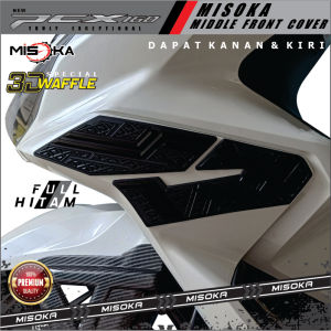 Misoka Middle Front Cover Kanan Kiri Rubber Karet Keren Aksesoris Motor Matic Honda