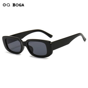 OQ BOGA 16 Styles Fashion Colorful Women Rectangle Frame Sunglasses Female Eye Protection Sun Glasses UV400