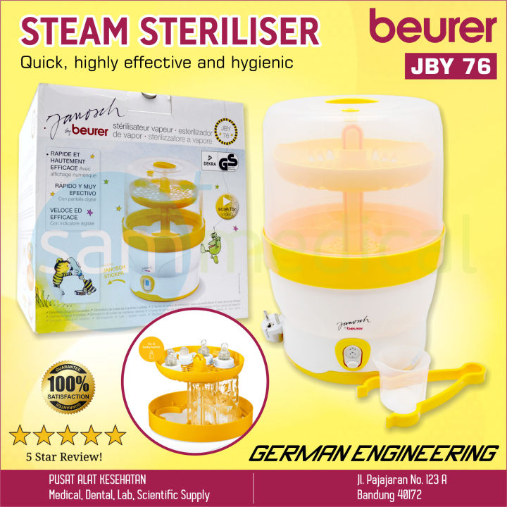BEURER JBY76 Alat Steril Botol Steam Sterilizer Botol Bayi