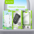BAVIN PC032 10000mAh / PC1103 20000mAh Portable Powerbank 22.5W PD Fast Charging QC3.0 Built-in Cables for iPh 16. 