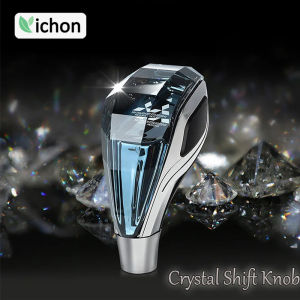 Car Crystal Universal Modified Gear Shift Knob Lever Handball Multicolor LED Light for automatic transmission Vehicle Model