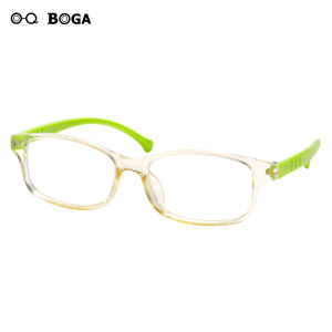 OQ BOGA 6 สีป้องกันแสงสีฟ้าป้องกันรังสีเด็กแว่นตาคอมพิวเตอร์ชายหญิงป้องกันดวงตาซิลิโคนกรอบแว่นตาสแควร์