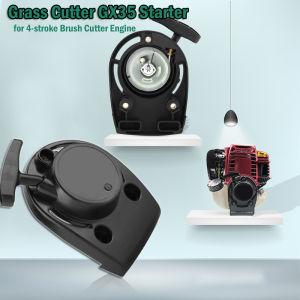 Grass Cutter GX35 Starter  Universal Recoil Pull Starter for 4-stroke Brush Cutter Engine