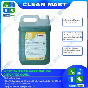 [GOODMAID PRO] Nước Tẩy Bồn Cầu Goodmaid Pro GMP 211 TBC  Chính Hãng MALAYSIA (5l) - CLEAN MART