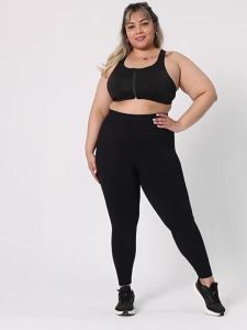Quần yoga Lycra cỡ lớn cho phụ nữ quần legging thể thao chạy bộ cực lớn quần dài không đường may cao cấp cho thể dục