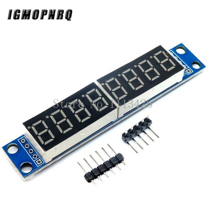 MAX7219 LED Dot Matrix 8 Digit Digital Tube Display Control Module 3.3V ...