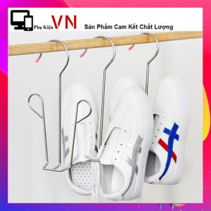 Móc Phơi Giày INOX 2 Chấu Dày 4 Li Thông Minh -Móc Treo Giày Dép 2 Chấu - Móc Inox Treo Giày Dép Quần Áo - Giá Treo Giày Không Gỉ Dày 4mm Giữ Phom Giày Dép