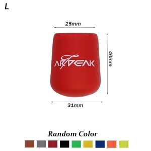 1972YAN1 Random Color Front Block Back Block Rod Bottom Protector Fishing Rod Handle Cover Fishing Rod Handle Protective Case Fishing Rod Fixed Ring