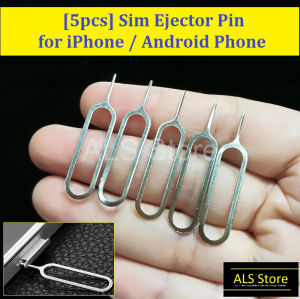 [5pcs] Sim Card Tray Ejector Pin / Sim Card Ejector Tools Suitable For iPhone / Ipad / Android Mobile Phones