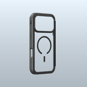 AMAZINGTHING Glamour Folio Vegan Leather Magsafe Case for iPhone 17 Pro (6.3)/ 17 Pro Max (6.9) - Titan Black/ Titan Blue/ Titan Orange