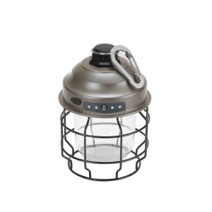 Outdoor Waterproof Vintage Metal Hanging Lanterns 3600mAh Battery Warm Light Led Camp Lantern Rechargeable Lightweight Tent Light For Outdoor