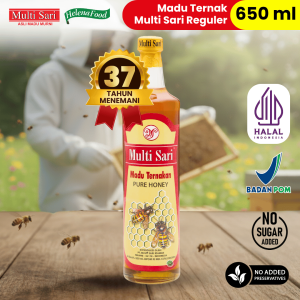Madu Multisari Reguler 650 ml Murni Asli Alami