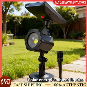 Outdoor Christmas Projector Lights Solar LED Projector Light Xmas RGB Moving Star Lawn Lamp