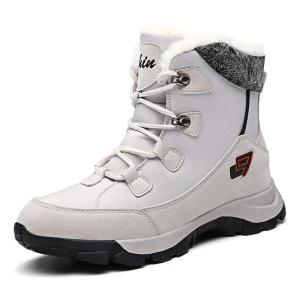 SUPERLI Women Boots Winter Boot Shoes for Men and Women Fur Inside Snow Shoes Waterproof Warm Mens Snow Boos