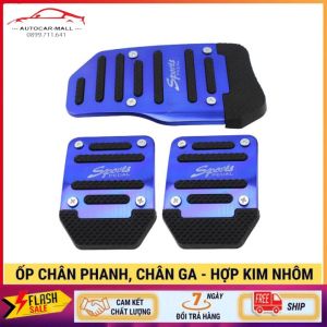 Ốp Bọc Chân Ga Chân Phanh Chân Côn Cho Ô Tô Số Sàn Và Số Tự Động Phong Cách Thể Thao