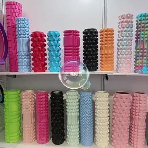EVA Yoga pillar 33CM Hollow foam roller for muscle relaxation massage roller sports and fitness roller spiked roller