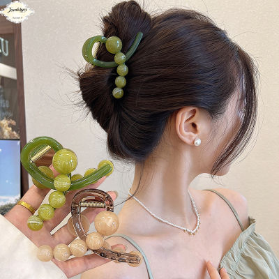 Thời trang khí chất thanh lịch màu nâu Kẹp tóc càng cua Phụ kiện tóc cho nữ phụ nữ