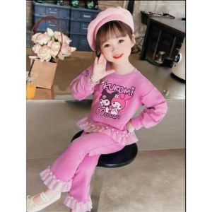 setelan baju anak perempuan murah baju labubu kuromi anak prempuan viral usia 1-6 tahun