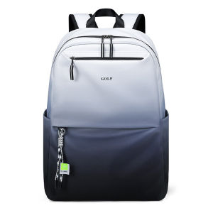 GOLF QUALITY Backpack Men 15 inch Laptop Back Pack Bags Waterproof Nylon Backpacks Gradient Commuter College School Bag Lightweight