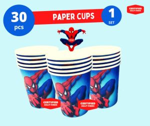 Spiderrmane Paper Cups Party Needs Party Supplies decoration set for birthday Spiderrmane theme decoration set for boys Spiderrmane balloons for birthday party set Spiderrmane birthday banner red and blue Spiderrmane theme by Certified Sulit Finds