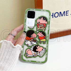 เคสโทรศัพท์ Vivo V30 Pro 5G ตลก Crayon Shinchan รูปแบบปลอกอ่อนใส Vivo V30 5G ฝาครอบโทรศัพท์