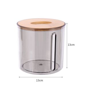 กล่องทิชชู่โปร่งใส มินิมอล - ฝาไม้/พลาสติก 2 รูปแบบ - สำหรับใส่กระดาษทิชชู่ ป้องกันฝุ่น ใช้งานง่าย G3380