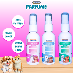 PARFUM KUCING ANJING KELINCI HAMSTER SUGAR GLIDER PARFUM PELEMBUT BULU PARFUM PREMIUM WANGI TAHAN LAMA 60ML
