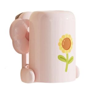 Whimsical Toothbrush Holder with Suction Cup Adhesive Wall Mount Organizers for Bathrooms No Drill Needed Storage Rack