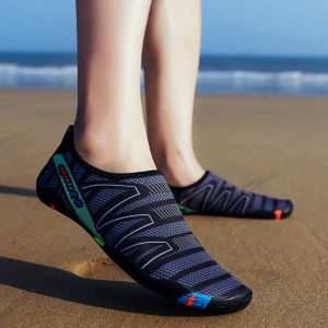 Men/women rubber beach shoes ocean sports shoes aquarium shoes quick drying and anti slip diving shoes size 36-45