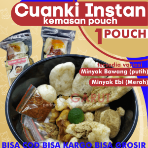 1pcs CUANKI INSTAN Kemasan POUCH porsi mangkuk gaiarasa khas garut by GAIA