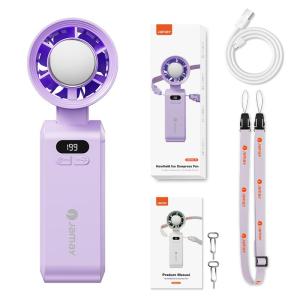 【COD & แถมสติ๊กเกอร์การ์ตูน】JAMAY F5pro พัดลมพกพา 8000mAh+199 เกียร์ ลมแรง+ระบบทําความเย็นเเผ่นเเซมิ+พับได้ 135° 4-in-1 แบตฯ ใช้งานได้ 30 ชม พัดลมถื คอนดักเตอร์ พัดลมพกพา มินิ พับเก็บได้ USB นักเรียน-ครอบครัว-กลางแจ้ง