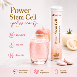 Power Stem Cell Anti-Aging Glowing Drinks - Swiss Apple Stem Cell Biotin | Skin Nails Hair Growth