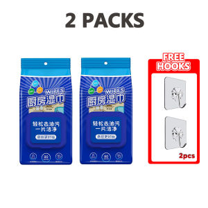 [80 PULLS/PACK] ROCO Pembersih Dapur Tisu Basah Tisu Dapur Kitchen Towel Wet Tissue Hanging Wet Kitchen Wipes