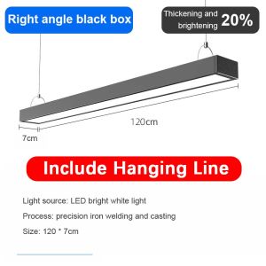 FCM 1.2M Tube Light LED Linear Light Office Ceiling Light Super Bright Energy-saving Three-proof Indoor Light for Classroom