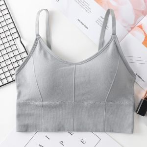 Lizida U-shaped Beautiful Back Seamless Wireless Bra Women Gather-up Vest-style Underwear Sports Bra