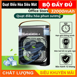 Quạt Điều Hòa Máy Lạnh Quạt Điều Hòa Hơi Nước Mini Giá Rẻ Quạt Điều Hòa Phun Sương Mini Để Bàn Nhiều Chế Độ Làm Mát Cực Nhanh Kết Cấu Nhựa Cao Cấp Hoạt Động Bền Bỉ Ổn Định Mạnh Mẽ Không Gây Tiếng Ồn.