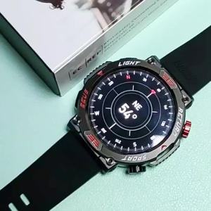 LZD LOKMAT ZEUS 5 PRO Sports Outdoor Smart Watch Flashlight Compass Bluetooth Call pass