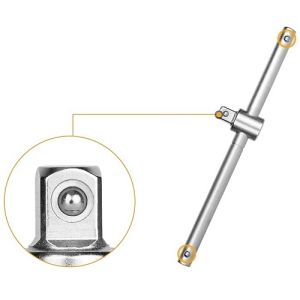 Cần Siết Đầu 1/2" Trượt Linh Hoạt Nối Dài 25cm Gắn Phù Hợp Mọi Size Đầu Khẩu 1/2" Thép CRV Cứng Cáp Bền Bỉ