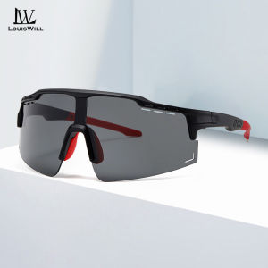 LouisWill Men Cycling Sunglasses Outdoor Sunglasses Polarized Sunglasses Fashion Driving Sunglasses UV400  Design Clean Vision Sunglasses Cycling Riding Running Glasses for Men