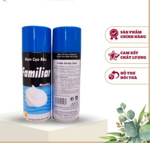 Bọt Cạo Râu FAMILIAR 275g Chiết Xuất Từ Trà Xanh Làm Trẻ Hóa Làn Da Chất Bọt Sánh Mịn Làm Mềm Râu