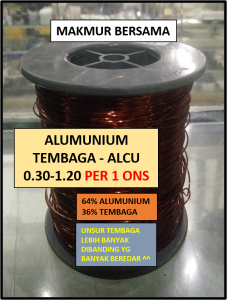 Kawat ALCU : Tembaga Campuran ALU - Per 1 Ons - Kawat Gulung Dinamo Trafo - Komponen & Aksesoris Elektronik