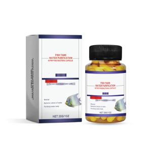Health Fish Habitat Water Purification Capsules for Freshedwater Saltwater Aquariums Water Clarifier Solution Efficient
