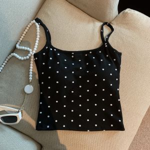 IELGY Bareback with chest cushion camisole vest for women