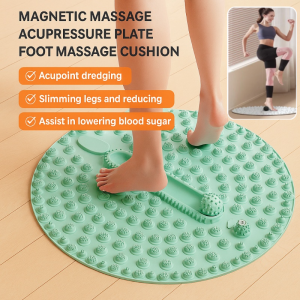 Foot Massage Pad Magnetic Massage Finger Press Board Foot Sole Acupoint Massager Board Fatigue Relief Improve Blood Circulation