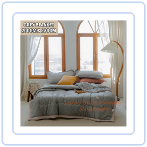 【COZYCASA】Japanese Style Summer Quilt Blanket Light Weight Cotton Blanket 110/ 150/180/200cm Comforter Quilt