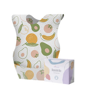 Sunveno Waterproof Baby BibsEating Saliva Paper Feeding Scarf for Baby Feeding Traveling Soft Leakproof Disposable