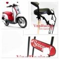 เบาะนั่งเด็ก ที่นั่งเด็ก ติดรถมอเตอร์ไซค์ Scoopy-I ตัวแรก (แถมฟรีเข็มขัดนิรภัย). 