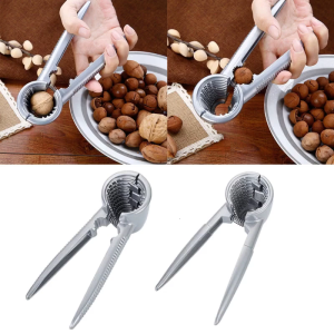 Nutcracker Nuts Crack Almond Walnut Hazelnut Nut Aluminum Alloy Kitchen Nut Sheller Crack Plier Walnut Opener