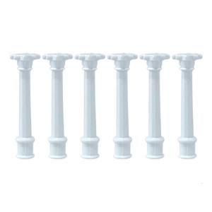 Roman Column Model Greek Column Figure Plastic Roman Column Mini Pillar Decorations for Bookshelf Desktop Home Decors