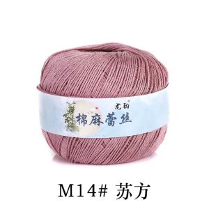 50g/Roll #6 Lace Cotton Thread DIY Knitting Crochet Thread Embroidery Cotton Yarn for Sweater Hand Made Woven Shawl Crochet